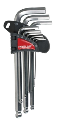 Attēls no Pro-Line Zestaw kluczy imbusowych hex typ L 1,5-10mm z kulk 9szt. (48329)