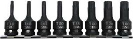 Picture of Pro-Line Zestaw nasadek trzpieniowych Torx udarowych 1/2" T30-T80 8szt. (18493)