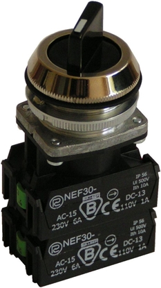 Изображение Promet Przycisk sterowniczy 30mm NEF30-TPc4X czarny (W0-NEF30-TPC 4X S)