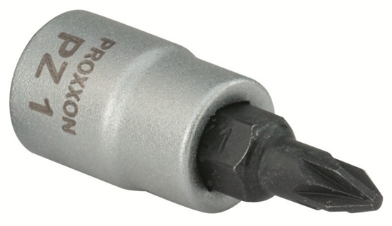 Изображение Proxxon Nasadka trzpieniowa krzyowa Pozidriv 1/4" PZ1 x 33mm (PR23733)