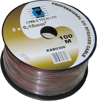 Изображение Przewód Cabletech Kabel głośnikowy 1,0mm czarny