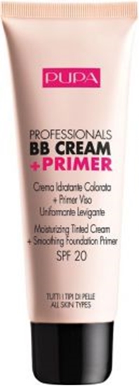 Picture of Pupa BB Cream + Primer Oil/Combination Skin Krem BB z baz pod makija 001 Nude 50ml