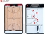 Attēls no Pure2Improve Teczka taktyczna koszykówka P2I COACHBOARD BASKETBALL