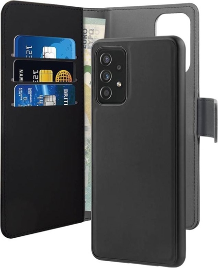Picture of Puro Etui PURO Wallet Detachable 2w1 Samsung Galaxy A72 (czarny)