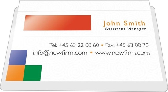 Picture of Q-Connect Kiesze samoprzylepna Q-CONNECT, na wizytówki, rozc. na d. boku, 60x95mm, 100szt.