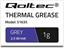 Изображение Pasta termoprzewodzca Qoltec Grey 1g (51635)