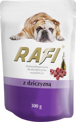 Изображение Rafi Karma mokra Rafi z dziczyzn saszetka 300g