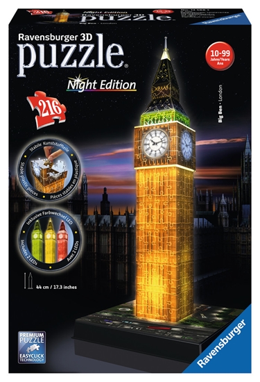 Изображение Ravensburger Big Ben at Night 3D puzzle 216 pc(s) Buildings