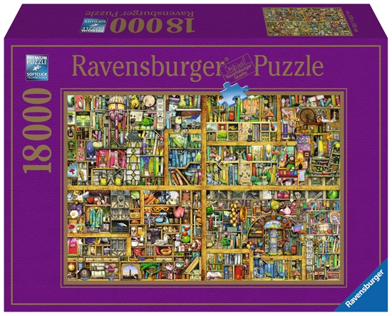 Изображение Ravensburger Colin Thompson Bookshelf Jigsaw puzzle 18000 pc(s) Fantasy