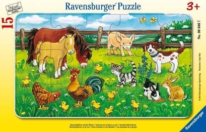 Изображение Ravensburger Puzzle 15 Zwierzta domowe