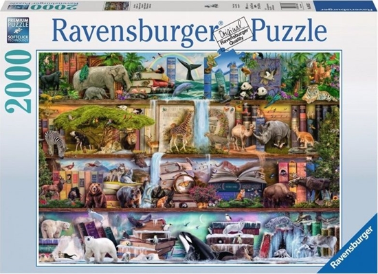 Изображение Ravensburger Puzzle 2000 elementów - Królestwo dzikich zwierzt