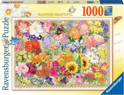 Attēls no Ravensburger Puzzle 2D 1000 elementów Kwitnące kwiaty
