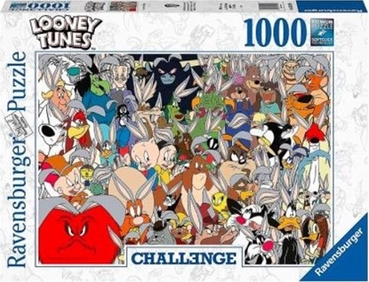 Attēls no Ravensburger Puzzle 2D 1000 elementów Looney Tunes Challenge