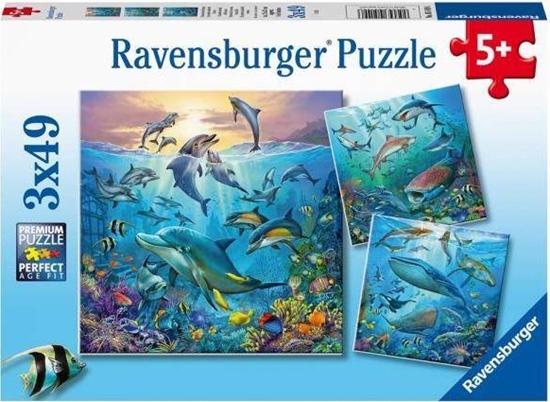 Изображение Ravensburger Puzzle 3x49 Podwodne ycie