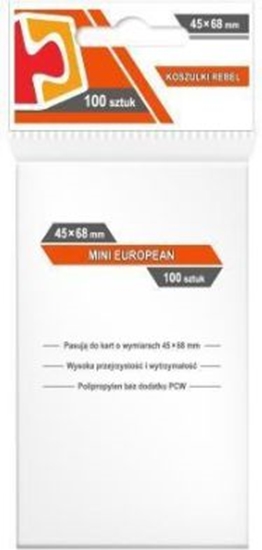 Изображение Rebel Koszulki Mini European 45x68 (100szt) (231982)