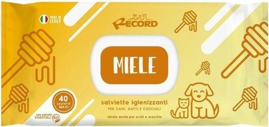 Picture of Record Italy RECORD CHUSTECZKI NEW MIÓD XL 40szt ANTYBAKTERYJNE
