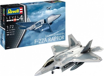 Изображение Revell Model do sklejania Lockheed Martin F-22A Raptor