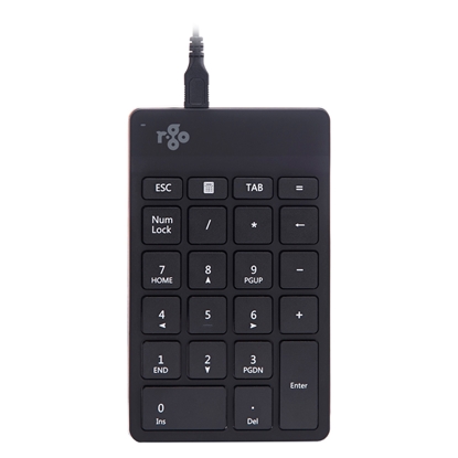 Picture of R-Go Tools Numpad Break , numeric keypad, wired, black