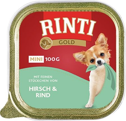 Attēls no Rinti Rinti Gold Mini Jeleń i wołowina - 100g