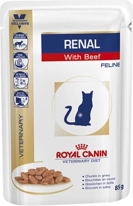 Изображение Royal Canin CAT DIET RENAL 85G BEEF/WOOWINA