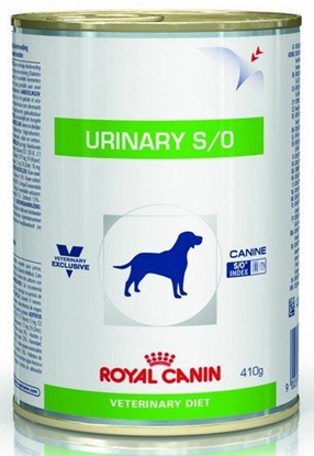 Attēls no Royal Canin Veterinary Diet Canine Urinary S/O puszka 410g