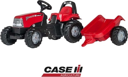 Picture of Rolly Toys rolyKid traktor na peday Case z przyczepk