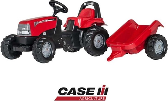 Picture of Rolly Toys rolyKid traktor na peday Case z przyczepk