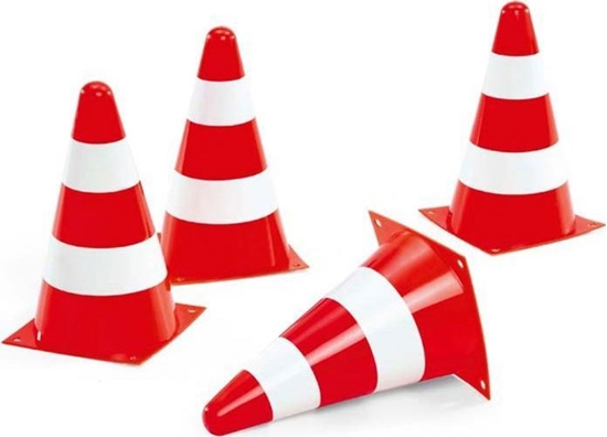 Picture of Rolly Toys Rolly Toys Pachoki drogowe Zestaw 4 pachoków Ostzregawczych