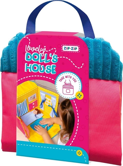 Изображение Roter Kafer Skadany domek dla lalek niebieski RZ5001-02 Roter