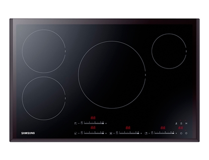 Picture of Samsung NZ84F7NB6AB hob Black Built-in Zone induction hob 4 zone(s)