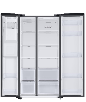 Picture of Samsung RS67A8810B1 side-by-side refrigerator Freestanding 634 L F Black