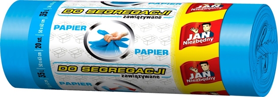 Picture of Sarantis Worki do segregacji Jan Niezbdny niebieskie 35L 20szt. (8571019499)