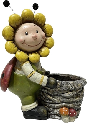 Attēls no Saska Garden Kwietnik ogrodowy pszczóka, biedronka wys. 34,5cm