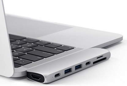 Attēls no eatechi Type-C Pro Hub 4K HDMI silver