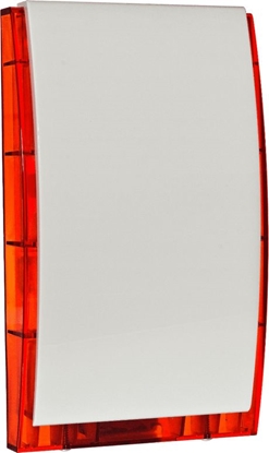 Picture of Satel Sygnalizator zewnętrzny akustyczno-optyczny czerwony akumulator 6V/1,3 Ah PIEZO SP-4002 R