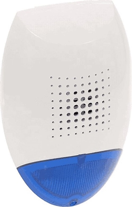 Изображение Satel Sygnalizator zewntrzny akustyczno-optyczny niebieski przetwornik dynamiczny SD-3001 BL