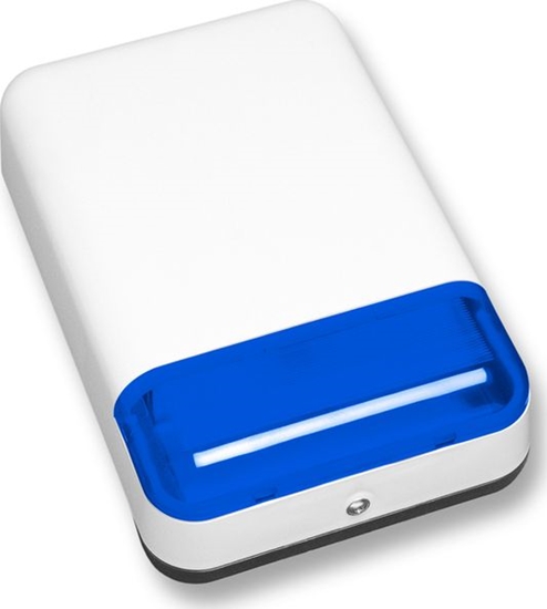 Изображение Satel Sygnalizator zewntrzny akustyczno-optyczny niebieski przetwornik PIEZO SPL-2030 BL