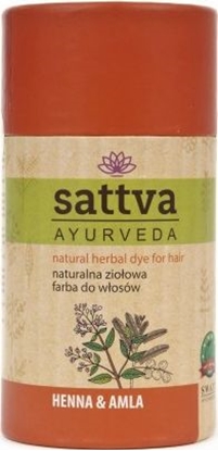 Изображение Sattva Naturalna Zioowa Farba do wosów Herbal Amla 100g