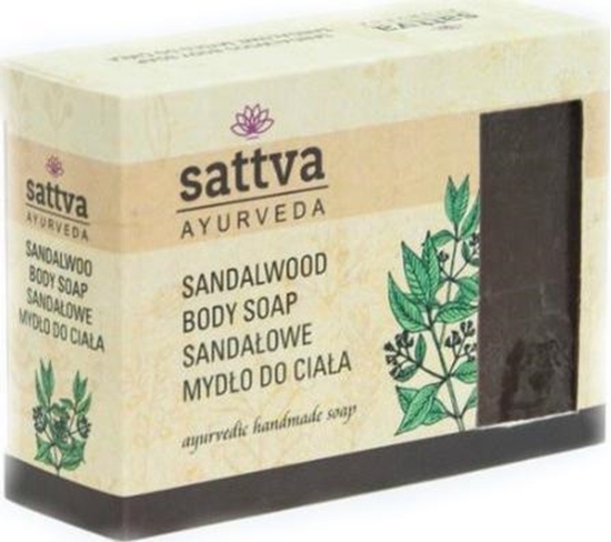 Picture of Sattva SATTVA_Ayurveda Sandalwood Body Soap mydo do ciaa Sandaowe 125g