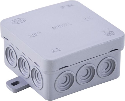 Picture of SCABOMET Puszka natynkowa z dawikami A2 IP54 75X75X40 szara