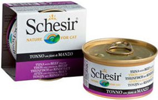 Picture of Schesir SCHESIR KOT 85g pusz. TUCZYK+WOOWINA galaretka