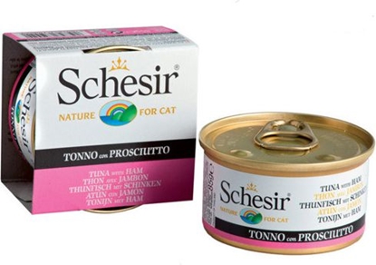 Attēls no Schesir Schesir tuńczyk z szynką w galaretce w puszce 85g