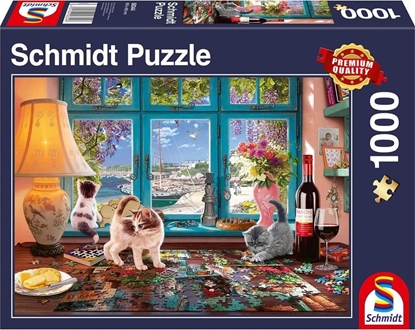 Изображение Schmidt Spiele Puzzle PQ 1000 Stó do ukadania puzzli
