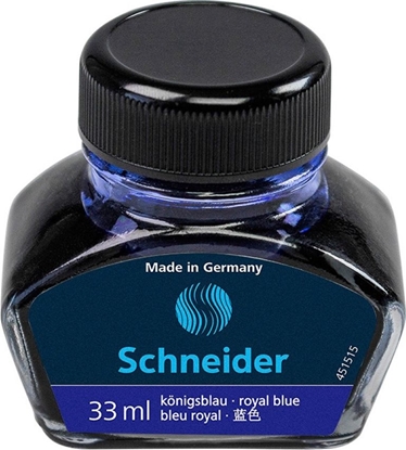 Attēls no Schneider Atrament do piór SCHNEIDER, szklany kaamarz, 33ml, niebieski