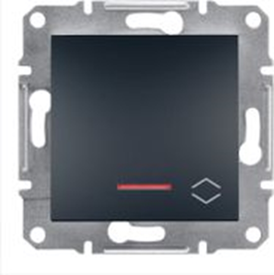 Picture of Schneider Electric cznik schodowy z podwietleniem bez ramki antracyt (EPH1500171)