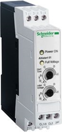 Picture of Schneider Electric Softstart 1/3-fazowy 110-480VAC 3A 0.55-1.1kW 400V Altistart (ATS01N103FT)