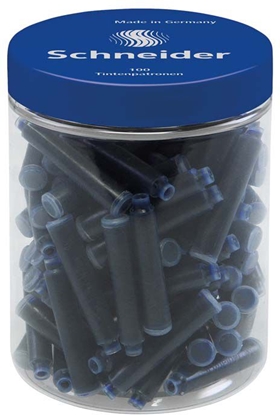 Attēls no Schneider Naboje do piór 100 sztuk, niebieskie (SR6803)