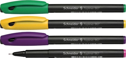 Attēls no Schneider Zestaw cienkopisów SCHNEIDER Topliner 967, 0,4 mm, zawieszka, mix kolorów