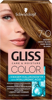 Picture of Schwarzkopf Gliss Color nr 7-0 beżowy ciemny blond
