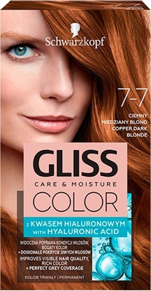 Picture of Schwarzkopf Gliss Color nr 7-7 ciemny miedziany blond